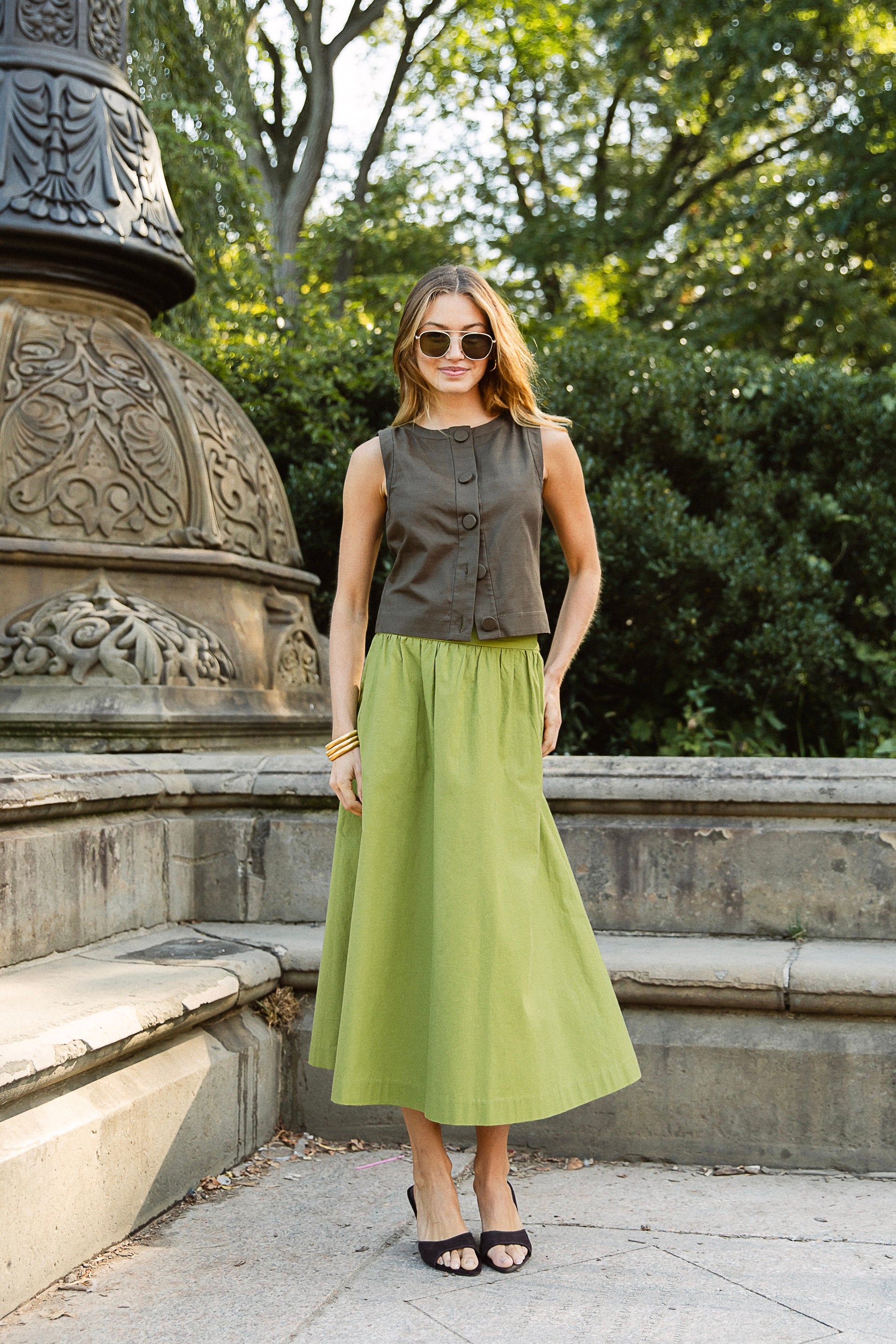 Harbor Skirt | Vintage Green