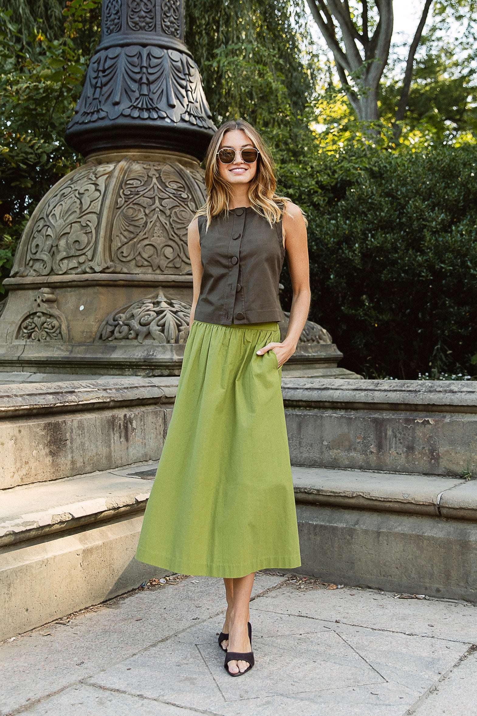 Harbor Skirt | Vintage Green