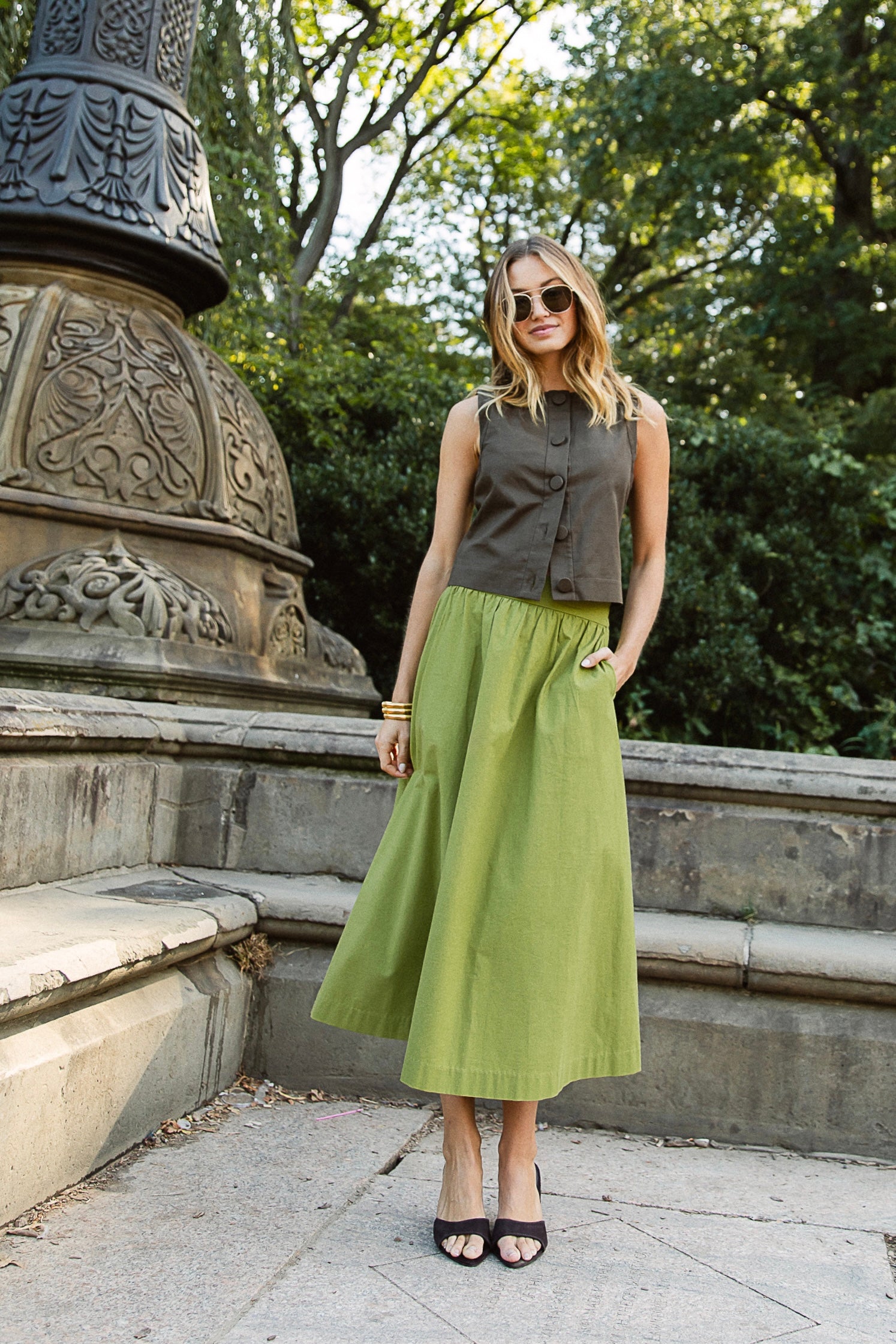 Harbor Skirt | Vintage Green