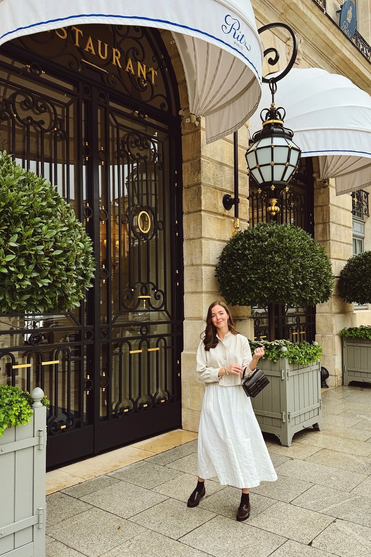 Harbor Skirt | Embroidered White
