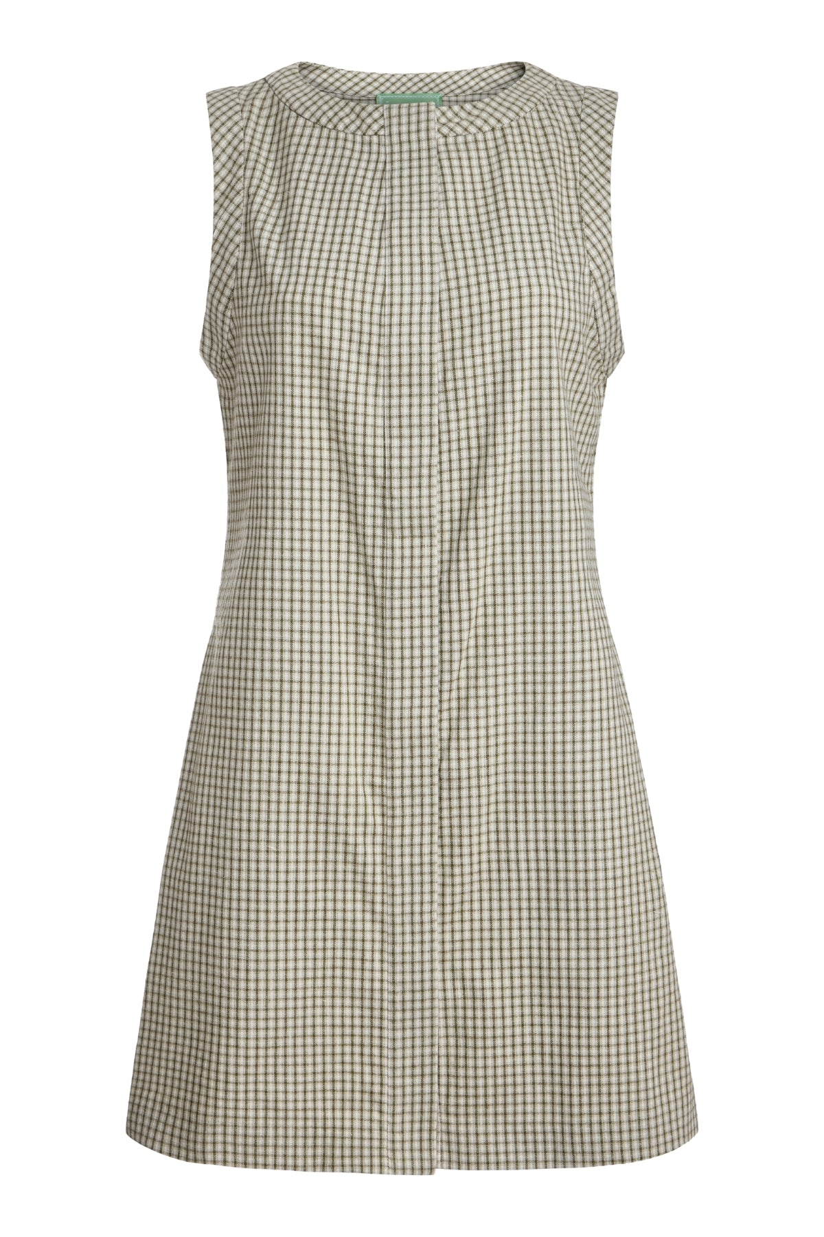 Windsor Dress | Mist Moss Check