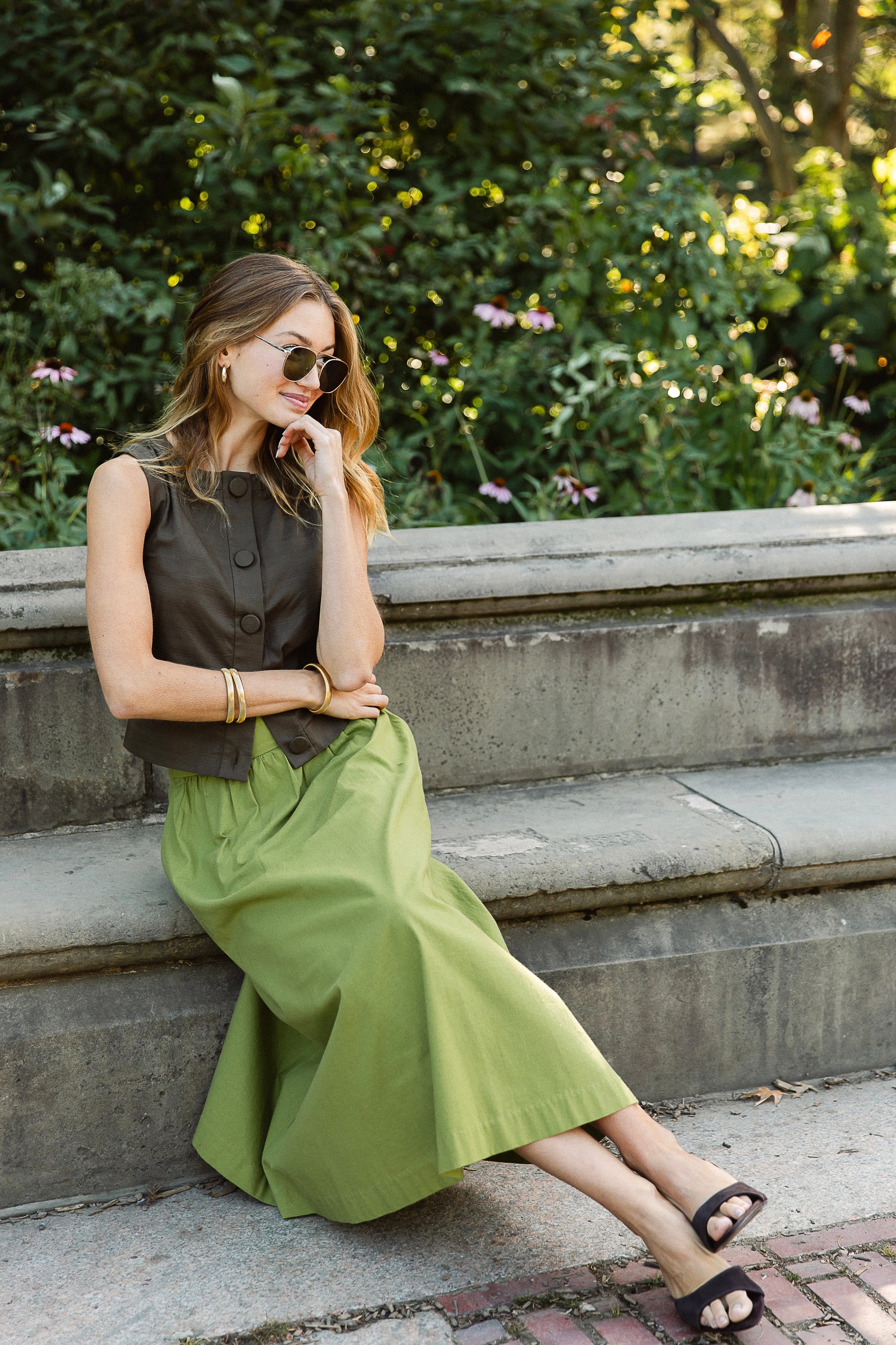 Harbor Skirt | Vintage Green