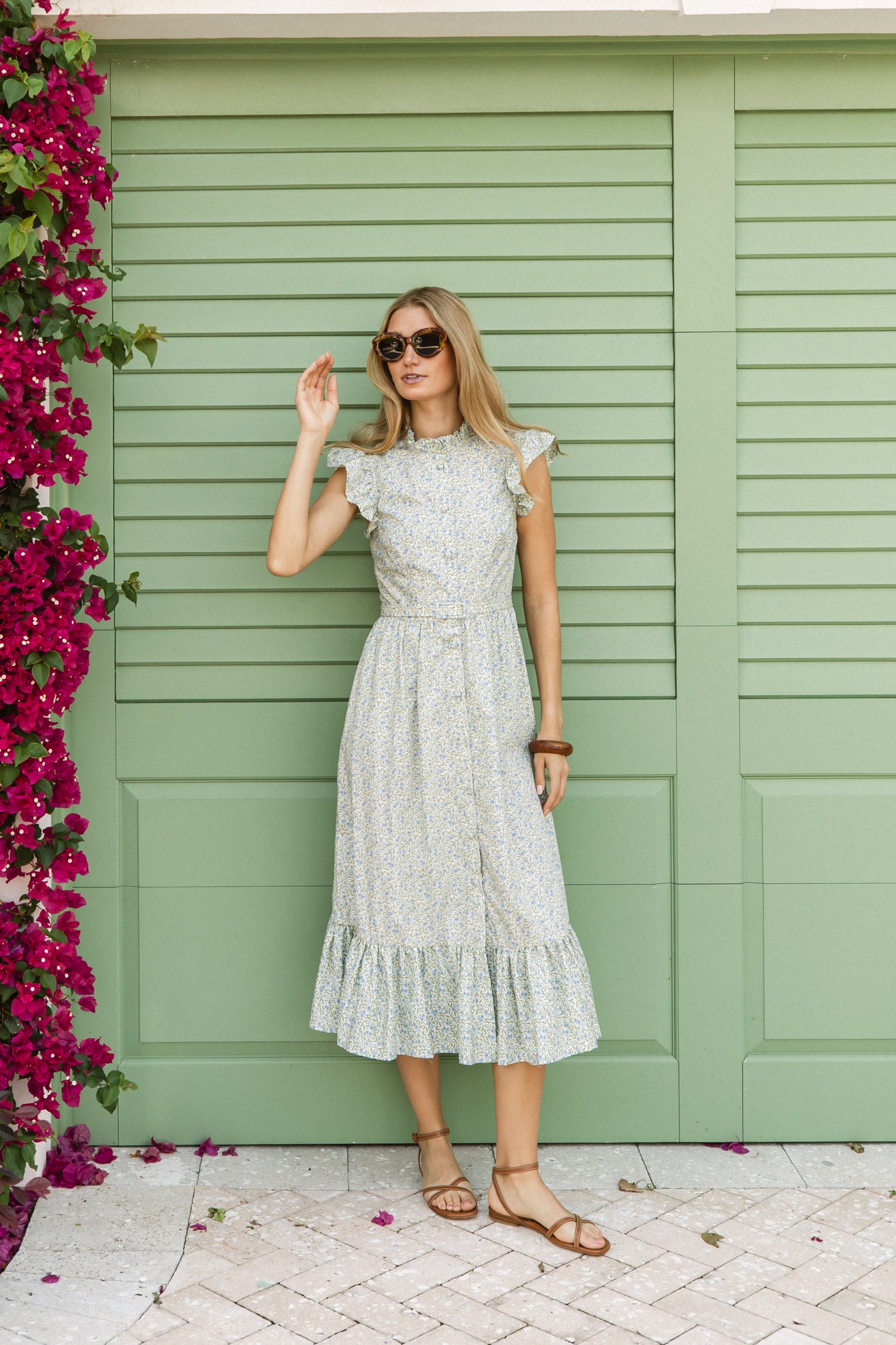 Palm Dress | Seabreeze Green